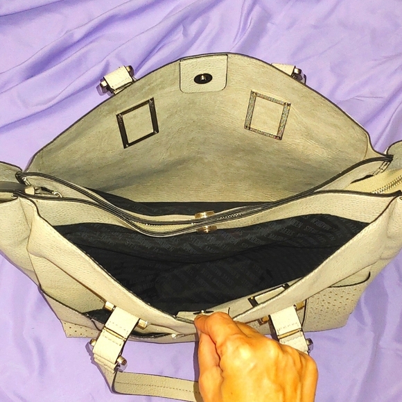 NWOT STEVE MADDEN PURSE * MULTI-POCKET LARGE SATCHEL/TOTE * EXCELLENT CONDITION - Picture 13 of 14